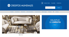 Desktop Screenshot of creditosmundiales.com